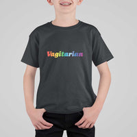 Funny Lesbian T Shirt For Kid Vagitarian LGBT Pride Month - Wonder Print Shop