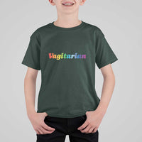 Funny Lesbian T Shirt For Kid Vagitarian LGBT Pride Month - Wonder Print Shop