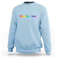Funny Lesbian Sweatshirt Vagitarian LGBT Pride Month - Wonder Print Shop