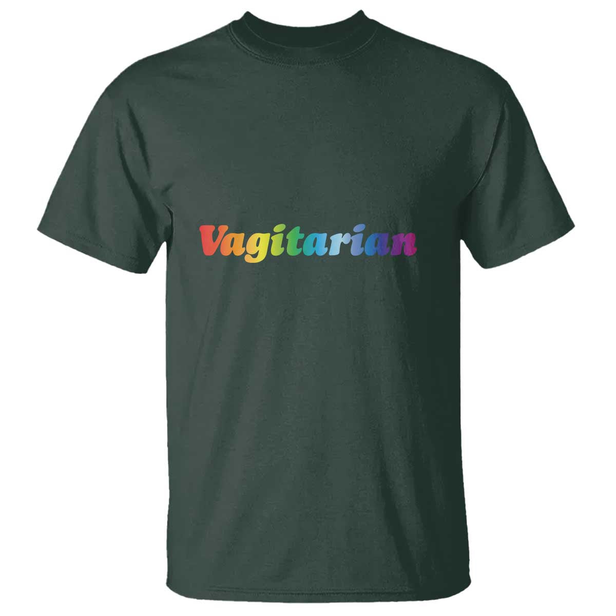 Funny Lesbian T Shirt Vagitarian LGBT Pride Month - Wonder Print Shop