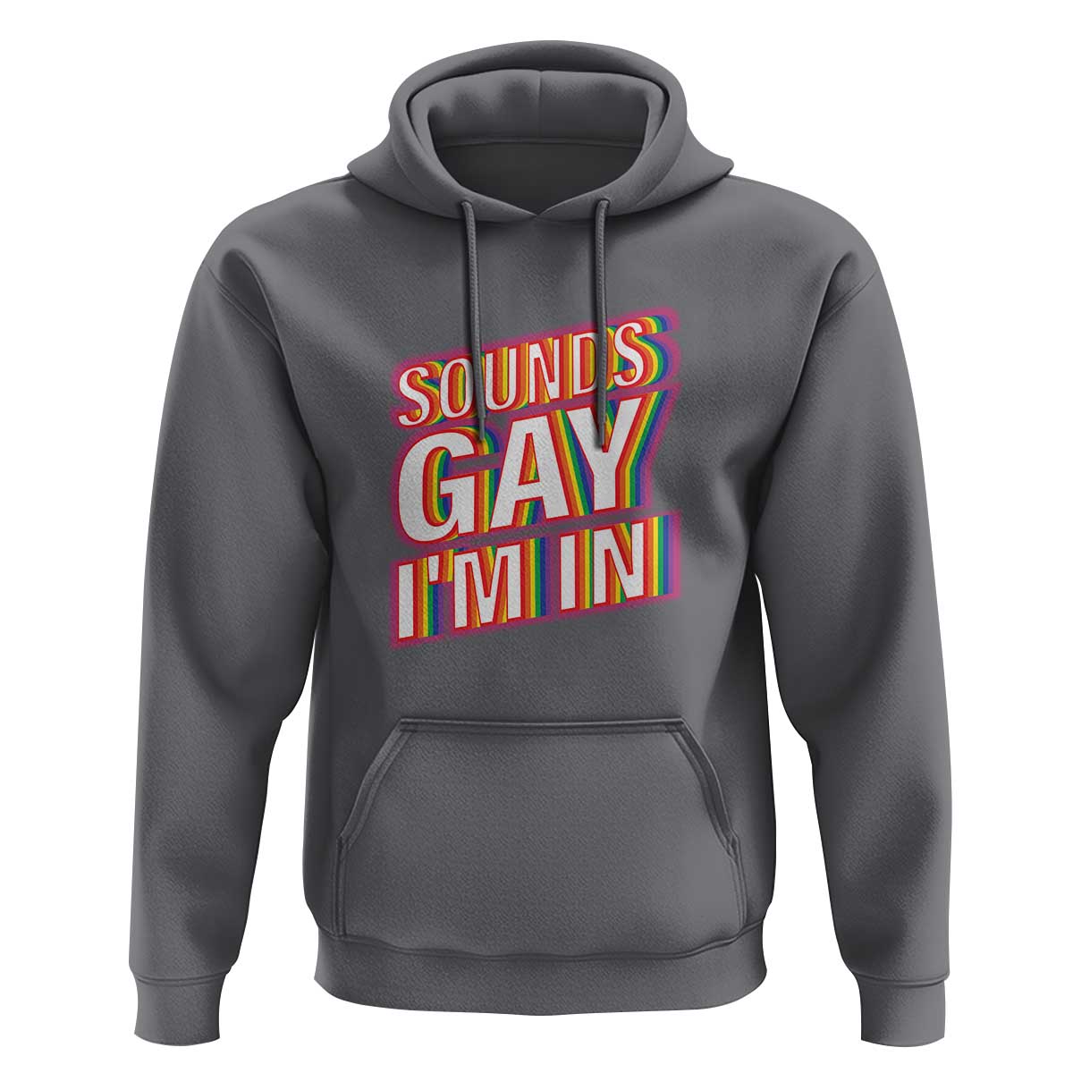 Funny LGBT Hoodie Sounds Gay I'm In LGBTQ Community - Wonder Print Shop