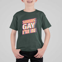 Funny LGBT T Shirt For Kid Sounds Gay I'm In LGBTQ Community - Wonder Print Shop