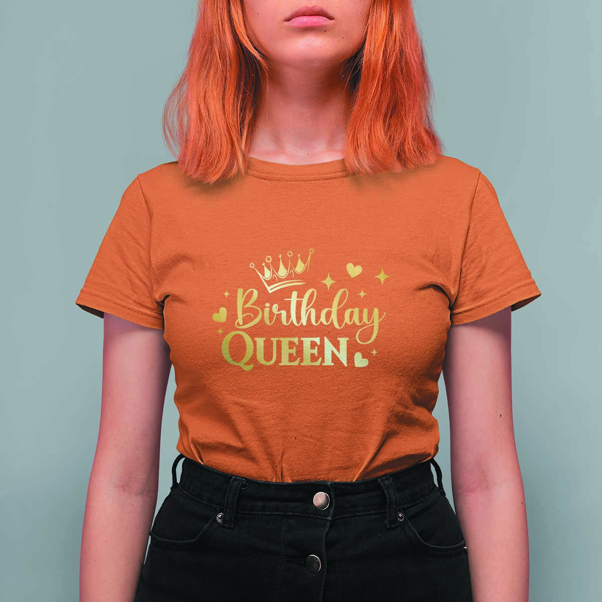 B-Day Girl T Shirt For Women Birthday Queen Women Matching - Wonder Print Shop