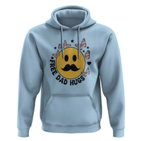 LGBT Free Dad Hugs Hoodie Gay Pride Month Retro Groove Smiley Face Community - Wonder Print Shop