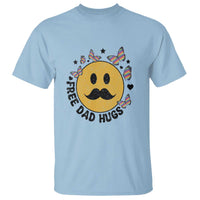 LGBT Free Dad Hugs T Shirt Gay Pride Month Retro Groove Smiley Face Community - Wonder Print Shop