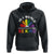 LGBT Pride Hoodie In A World Where You Can Be Anything Be Kind LGBTQ Flag Daisy - Wonder Print Shop
