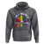LGBT Pride Hoodie In A World Where You Can Be Anything Be Kind LGBTQ Flag Daisy - Wonder Print Shop