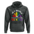 LGBT Pride Hoodie In A World Where You Can Be Anything Be Kind LGBTQ Flag Daisy - Wonder Print Shop