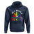 LGBT Pride Hoodie In A World Where You Can Be Anything Be Kind LGBTQ Flag Daisy - Wonder Print Shop