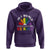 LGBT Pride Hoodie In A World Where You Can Be Anything Be Kind LGBTQ Flag Daisy - Wonder Print Shop