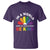 LGBT Pride T Shirt In A World Where You Can Be Anything Be Kind LGBTQ Flag Daisy - Wonder Print Shop