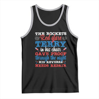 Funny The Rockets Red Glare Terry In His Chair His Reverse Needs Repair Tank Top 4th Of July Meme - Wonder Print Shop