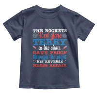 Funny The Rockets Red Glare Terry In His Chair His Reverse Needs Repair Toddler T Shirt 4th Of July Meme - Wonder Print Shop