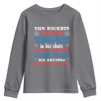 Funny The Rockets Red Glare Terry In His Chair His Reverse Needs Repair Youth Sweatshirt 4th Of July Meme - Wonder Print Shop