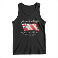 Give Me Liberty Or Give Me Death Patrick Henry Tank Top Vintage Grand Union Flag - Wonder Print Shop