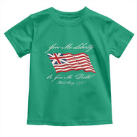 Give Me Liberty Or Give Me Death Patrick Henry Toddler T Shirt Vintage Grand Union Flag - Wonder Print Shop