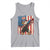 Funny Patriotic Dabbing American Flag Bald Eagle 4th Of July Tank Top - Wonder Print Shop