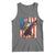 Funny Patriotic Dabbing American Flag Bald Eagle 4th Of July Tank Top - Wonder Print Shop