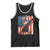 Funny Patriotic Dabbing American Flag Bald Eagle 4th Of July Tank Top - Wonder Print Shop