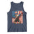 Funny Patriotic Dabbing American Flag Bald Eagle 4th Of July Tank Top - Wonder Print Shop