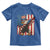 Funny Patriotic Dabbing American Flag Bald Eagle 4th Of July Toddler T Shirt - Wonder Print Shop