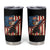 Funny Patriotic Dabbing American Flag Bald Eagle 4th Of July Tumbler Cup - Wonder Print Shop
