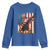 Funny Patriotic Dabbing American Flag Bald Eagle 4th Of July Youth Sweatshirt - Wonder Print Shop