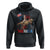 Funny George Washington Riding a Tyrannosaurus Rex 'Merica Hoodie American Flag - Wonder Print Shop