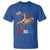 Funny George Washington Riding a Tyrannosaurus Rex 'Merica T Shirt American Flag - Wonder Print Shop
