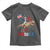 Funny George Washington Riding a Tyrannosaurus Rex 'Merica Toddler T Shirt American Flag - Wonder Print Shop
