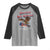 United We Stand Proud To Be An American Since 1776 Raglan Shirt Patriotic USA Flag Eagle - Wonder Print Shop
