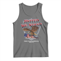 United We Stand Proud To Be An American Since 1776 Tank Top Patriotic USA Flag Eagle - Wonder Print Shop