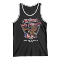 United We Stand Proud To Be An American Since 1776 Tank Top Patriotic USA Flag Eagle - Wonder Print Shop