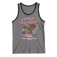 United We Stand Proud To Be An American Since 1776 Tank Top Patriotic USA Flag Eagle - Wonder Print Shop