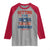 Funny Getting Star Spangled Hammered Since 1776 Raglan Shirt 4th of July Beers American Flag - Wonder Print Shop