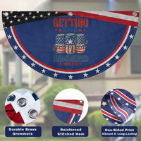 Funny Getting Star Spangled Hammered Since 1776 Patriotic Fan Flag 4th of July Beers American Flag