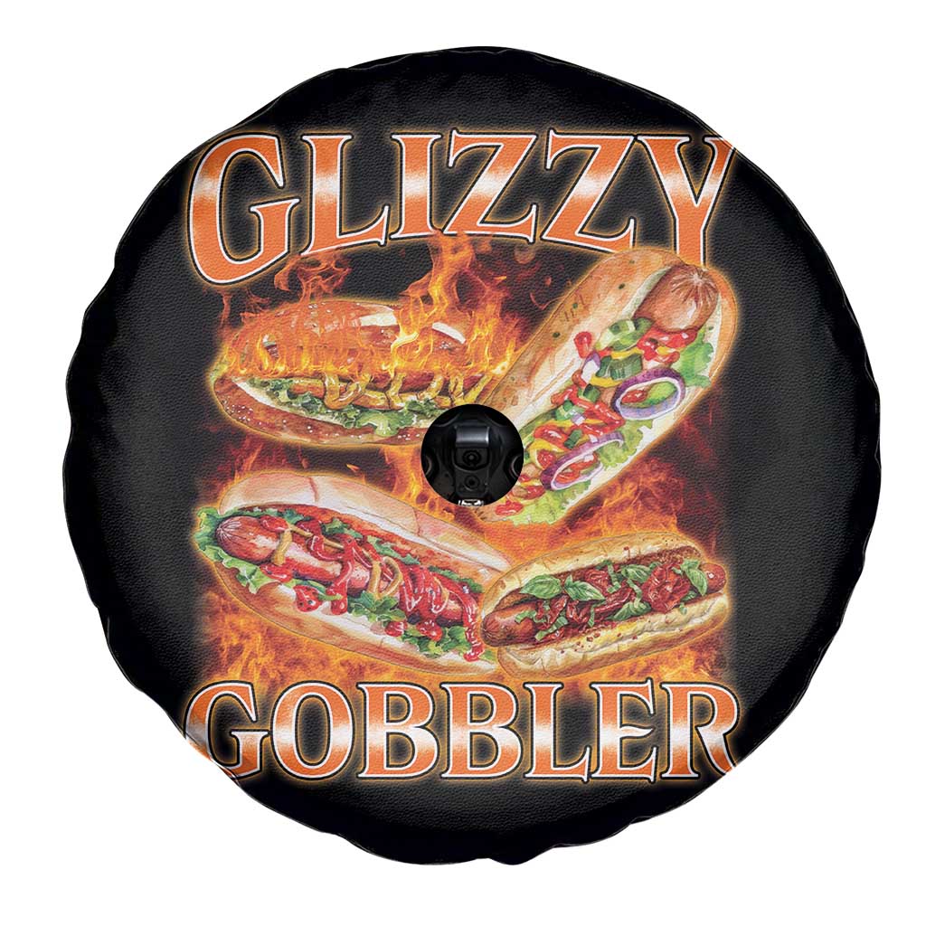Funny Glizzy Gobbler Spare Tire Cover Glizzy Hot Dog Meme Hilarious
