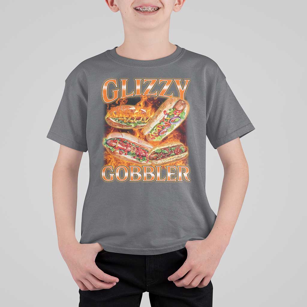 Funny Glizzy Gobbler T Shirt For Kid Glizzy Hot Dog Meme Hilarious