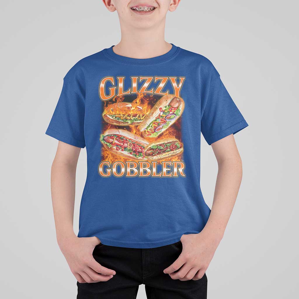 Funny Glizzy Gobbler T Shirt For Kid Glizzy Hot Dog Meme Hilarious
