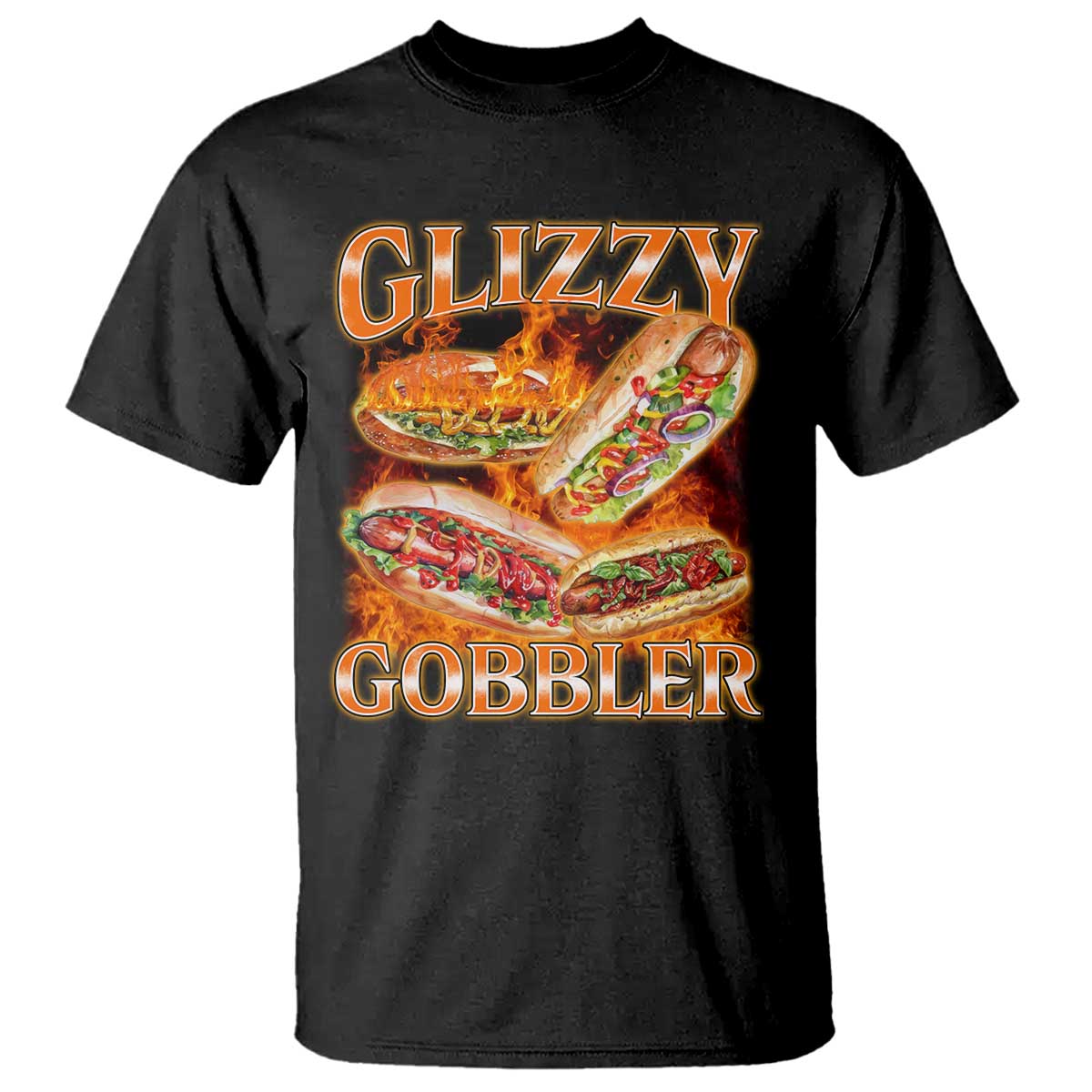 Funny Glizzy Gobbler T Shirt Glizzy Hot Dog Meme Hilarious