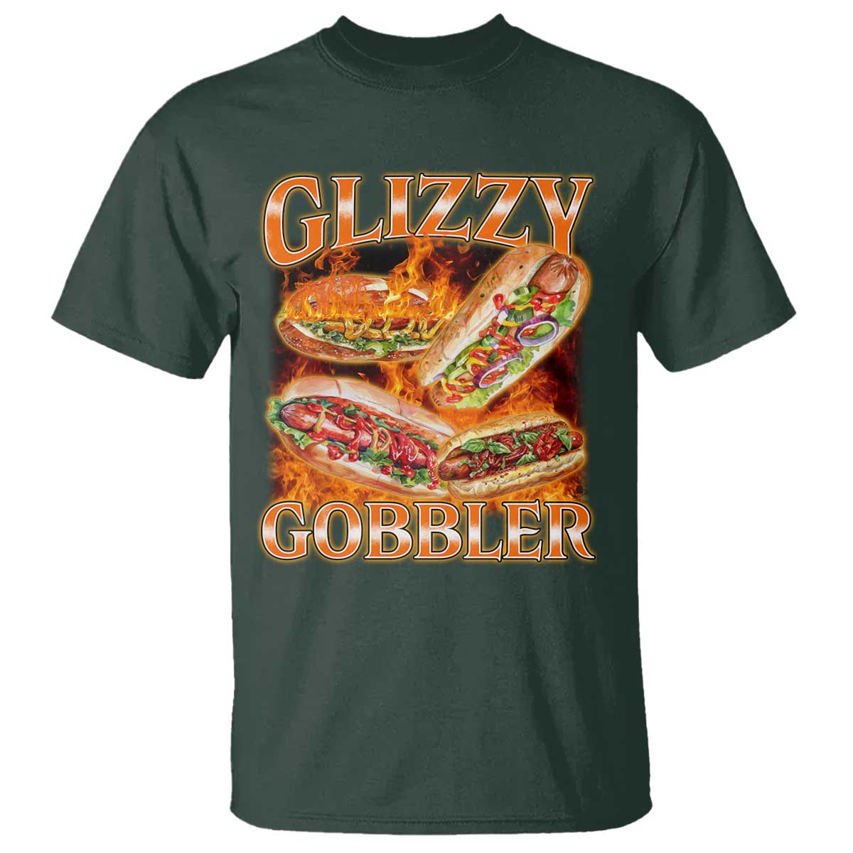 Funny Glizzy Gobbler T Shirt Glizzy Hot Dog Meme Hilarious
