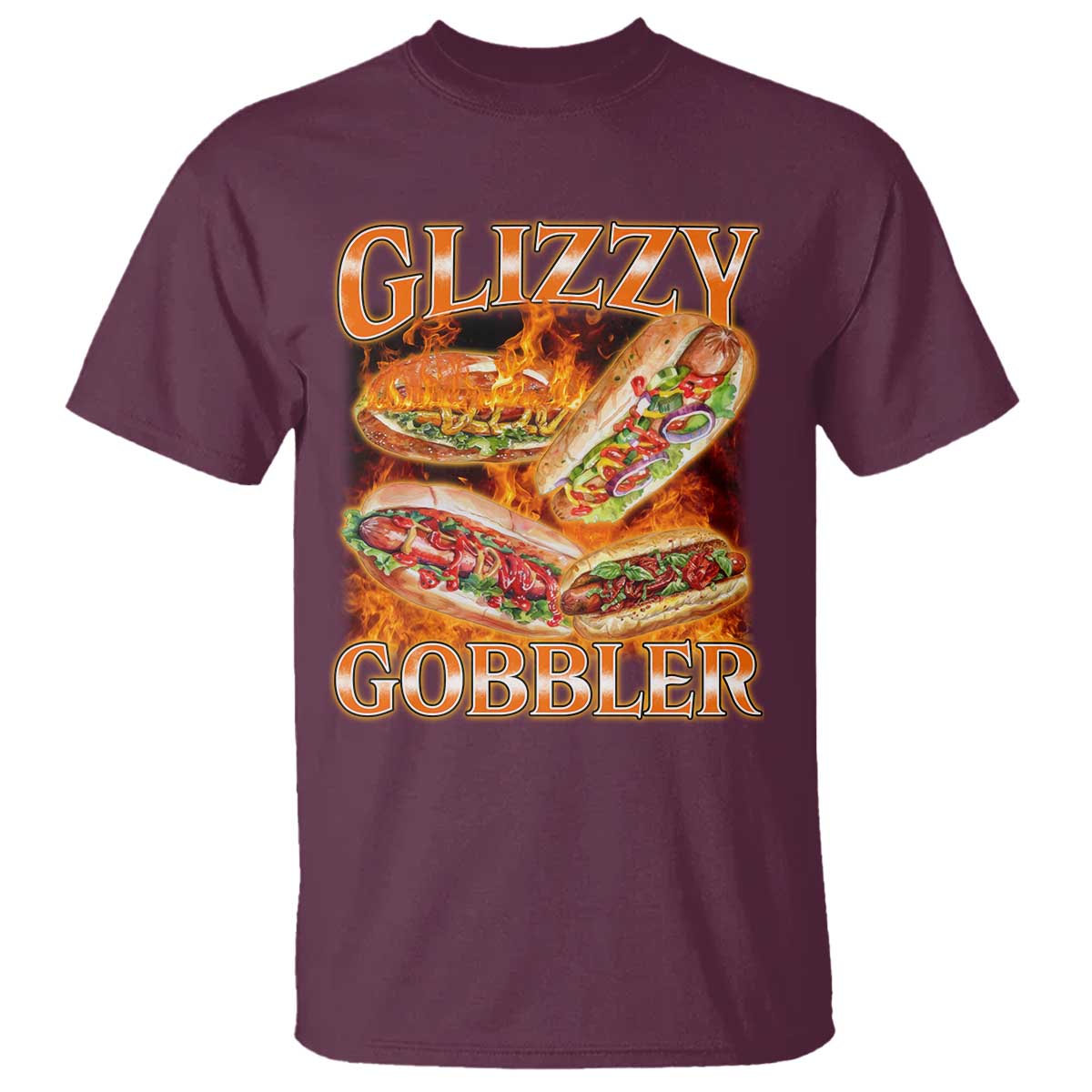 Funny Glizzy Gobbler T Shirt Glizzy Hot Dog Meme Hilarious