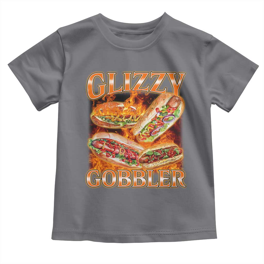 Funny Glizzy Gobbler Toddler T Shirt Glizzy Hot Dog Meme Hilarious