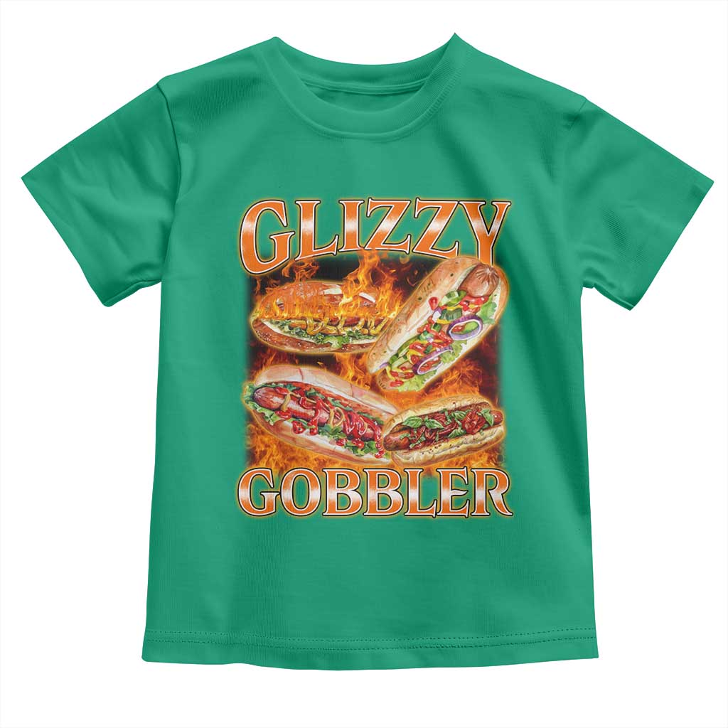 Funny Glizzy Gobbler Toddler T Shirt Glizzy Hot Dog Meme Hilarious