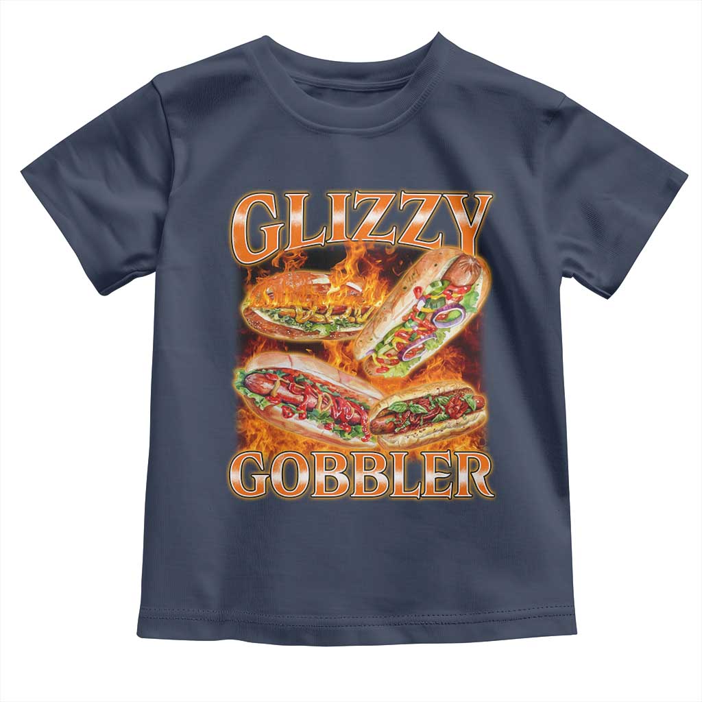 Funny Glizzy Gobbler Toddler T Shirt Glizzy Hot Dog Meme Hilarious