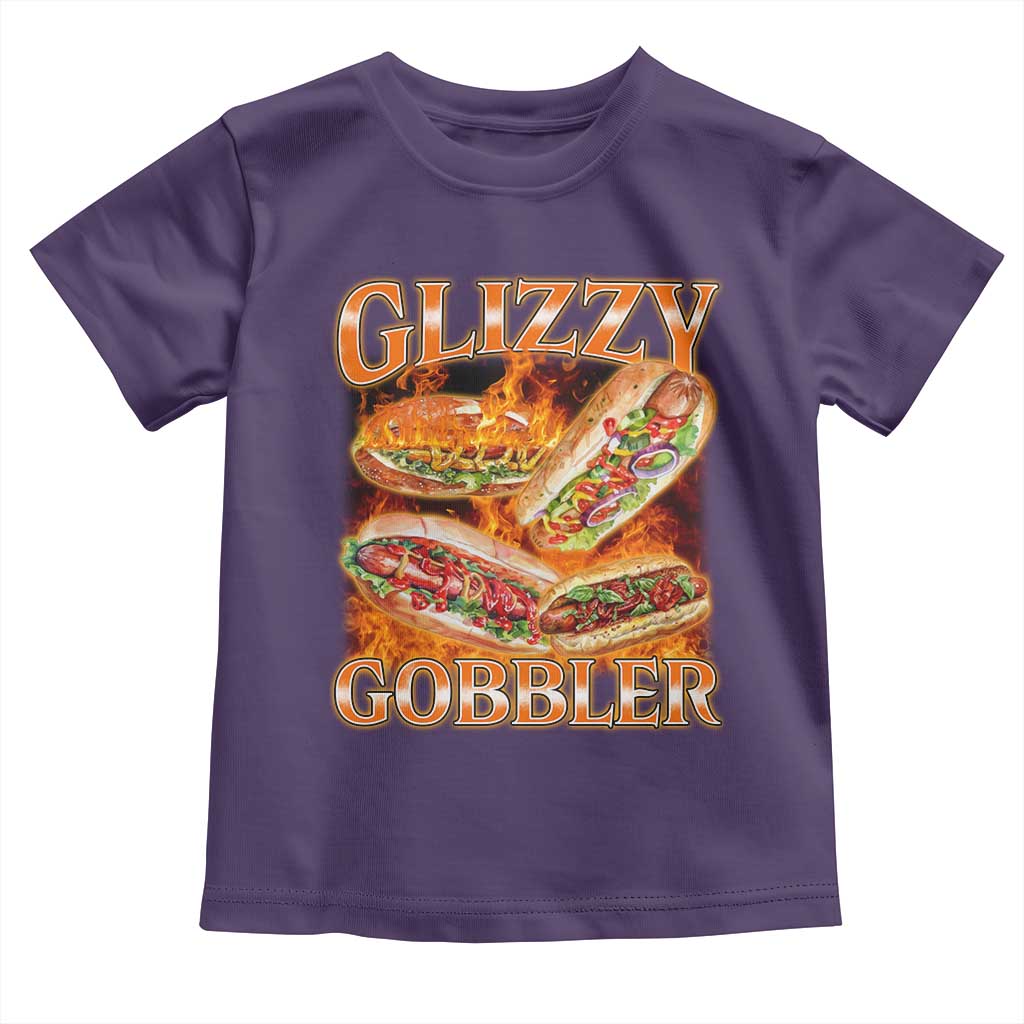 Funny Glizzy Gobbler Toddler T Shirt Glizzy Hot Dog Meme Hilarious