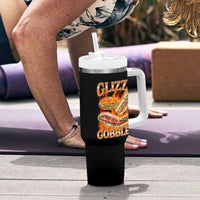 Funny Glizzy Gobbler Tumbler With Handle Glizzy Hot Dog Meme Hilarious