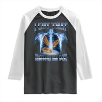 Funny Hot Dog Meme Raglan Shirt I Got That Dawg In Me Hotdog Xray Humor
