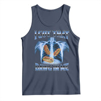 Funny Hot Dog Meme Tank Top I Got That Dawg In Me Hotdog Xray Humor