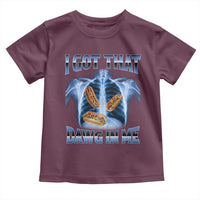 Funny Hot Dog Meme Toddler T Shirt I Got That Dawg In Me Hotdog Xray Humor